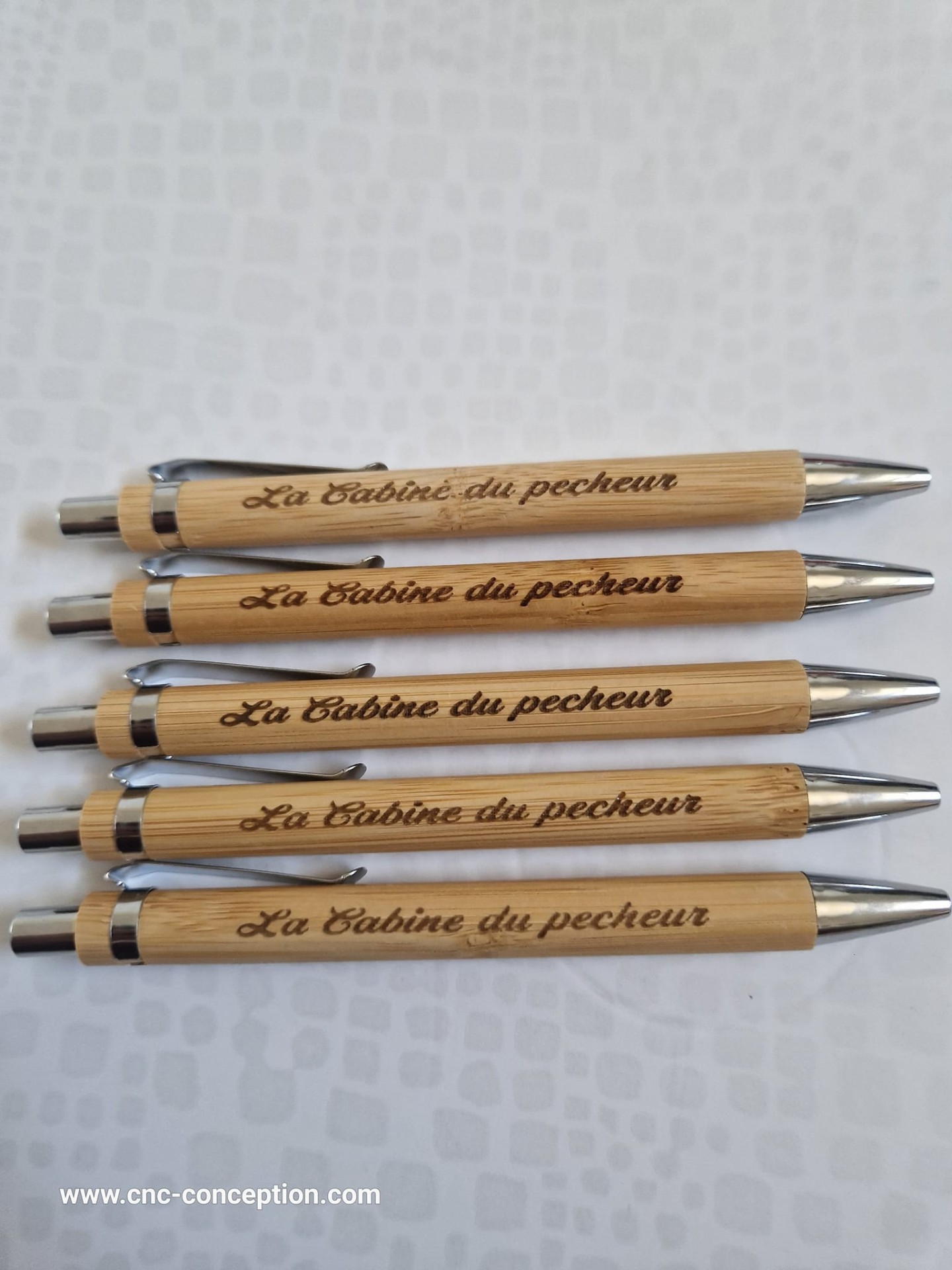 stylo bille bambou personnalisés